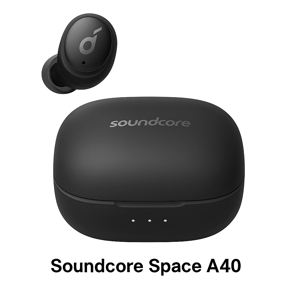soundcore_space_a40 Fones sem fio com cancelamento de ruído: melhor custo-benefício 2025